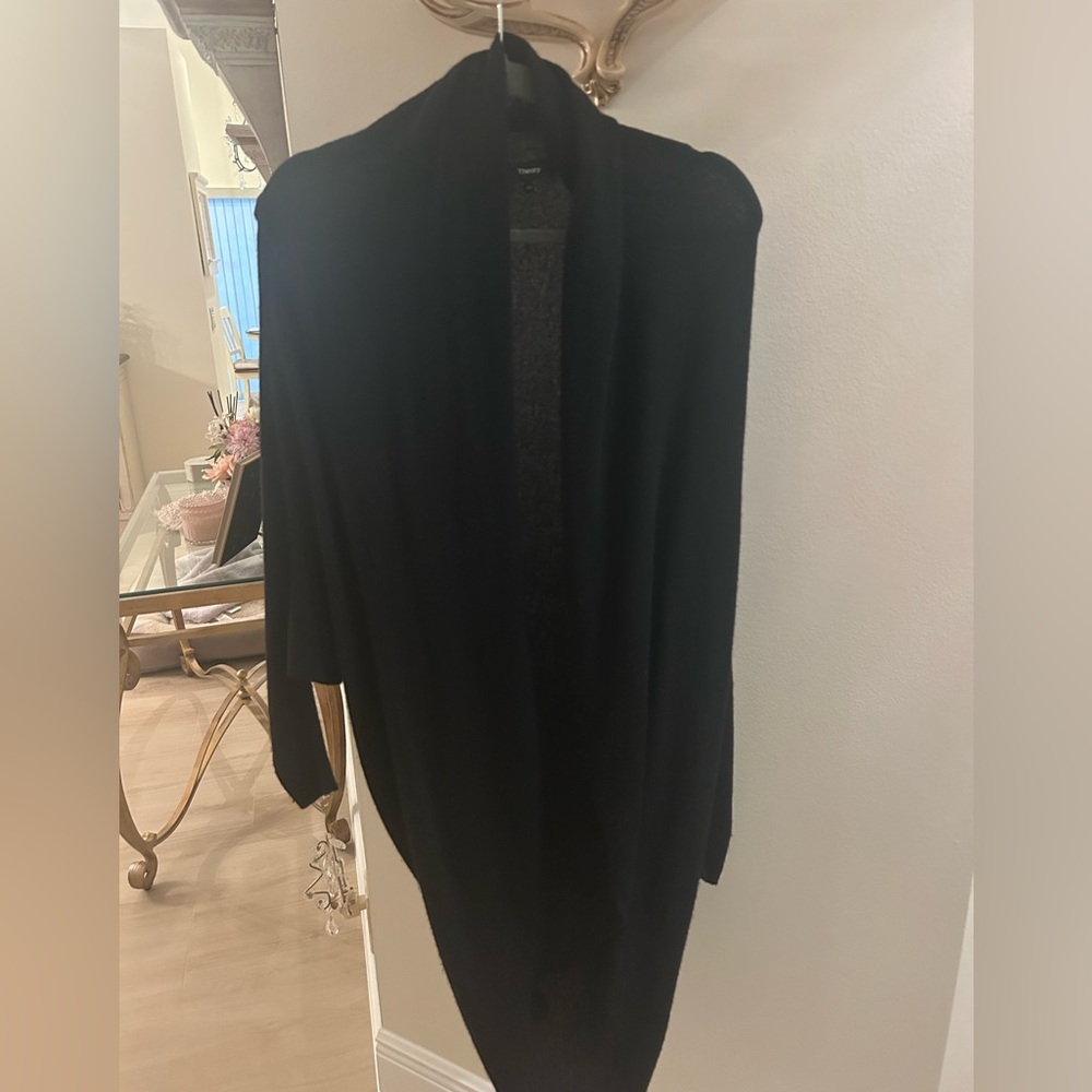 Theory Black Cashmere Women's Cardigan
